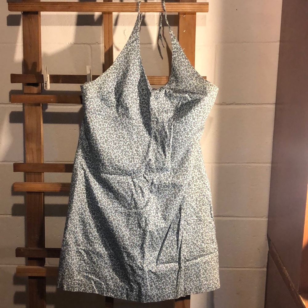 Jcrew cotton halter dress